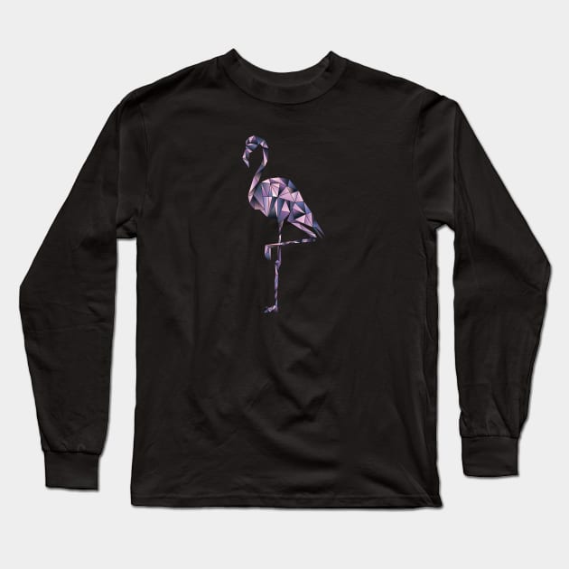 Gradient Flamingo Long Sleeve T-Shirt by partimesloth